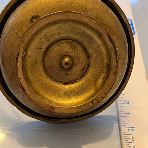 Vintage Bronze Dancing Bear Circus Figurine Trinket Dish Brass Valet Cigar Rest - Picture 15 of 17